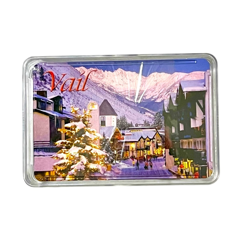 Vintage Vail CO Holiday Scene Playing Cards